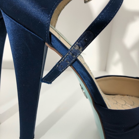Betsey Johnson Something Blue Pouf Platform Sandal - Picture 6 of 8